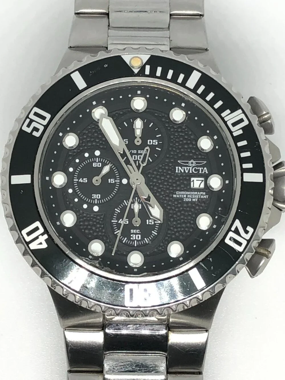 Invicta Men's 18906 Master Of Ocean Pro Diver Chronograph 52mm 200M Black Watch